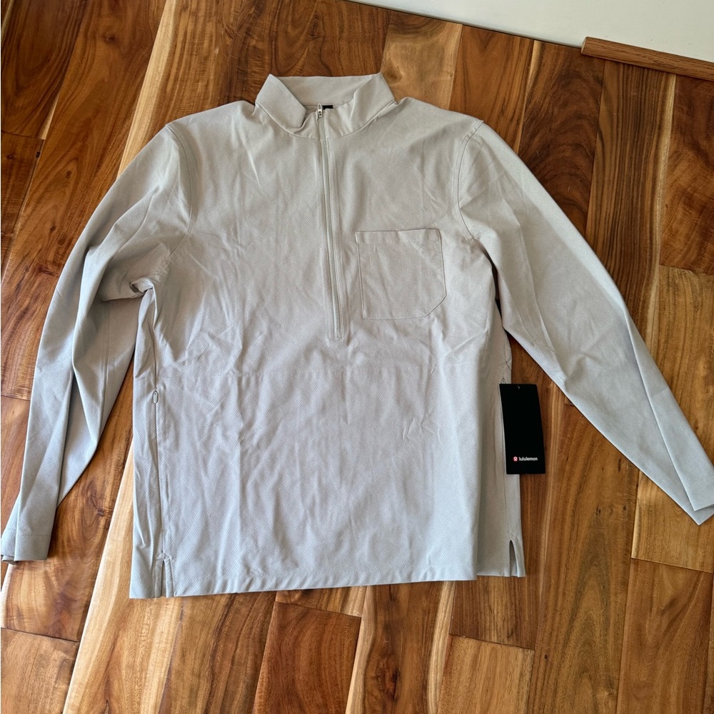 NTW Lululemon men’s woven air half zip, Size XL